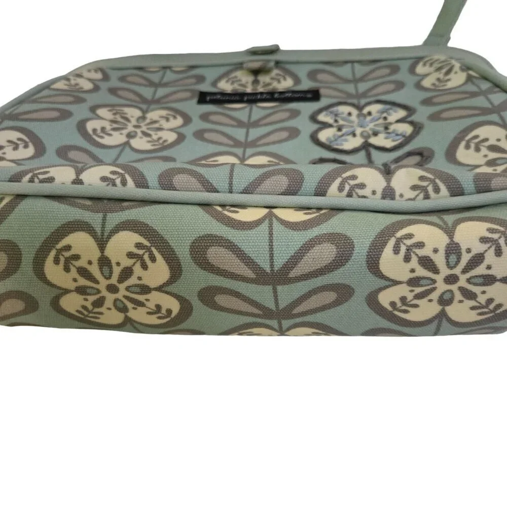 Petunia Pickle Bottom Diaper Bag Tote Mint Green Floral